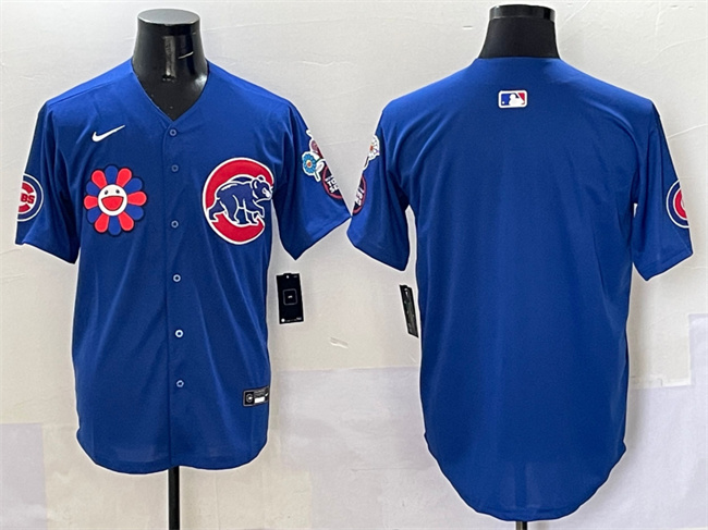 Men's Chicago Cubs Blank Royal 2025 Tokyo Series Limited Stitched Baseball Jersey Men's Chicago Cubs Blank Royal 2025 Tokyo Series Limited Stitched Baseball Jersey